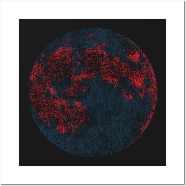 man in the moon Wall Art by somatosis